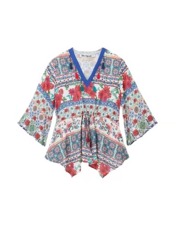 Bluza Desigual, mix culori