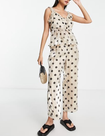 Pantaloni Y.A.S, crem