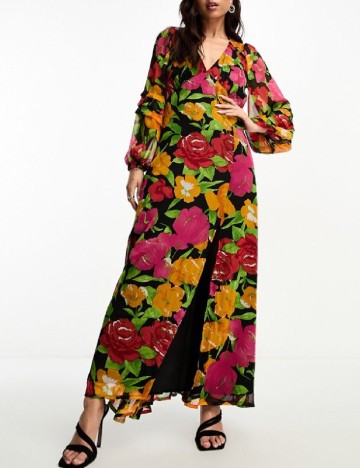 Rochie medie Miss Selfridge, floral print