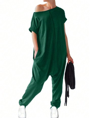 Salopeta SHEIN CURVE, verde