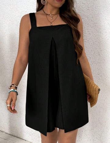 Salopeta SHEIN CURVE, negru