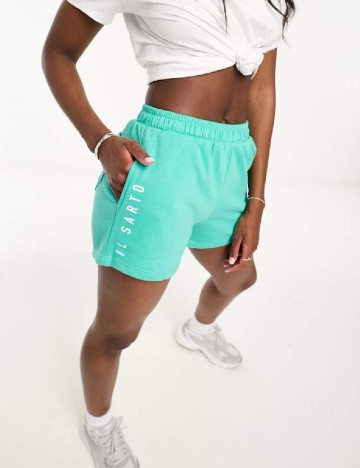 Pantaloni scurti Il Sarto, turcoaz
