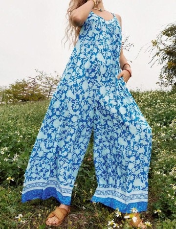 Salopeta SHEIN, albastru