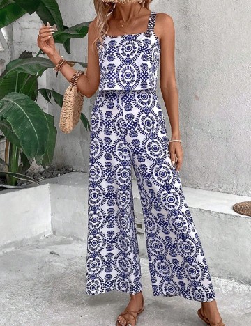 Salopeta SHEIN CURVE, albastru