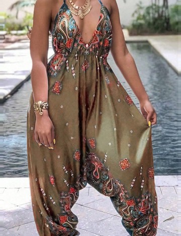 Salopeta SHEIN CURVE, maro