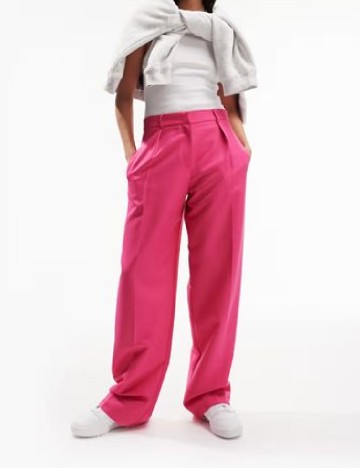 Pantaloni ASOS, roz