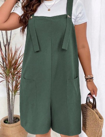 Salopeta SHEIN CURVE, verde