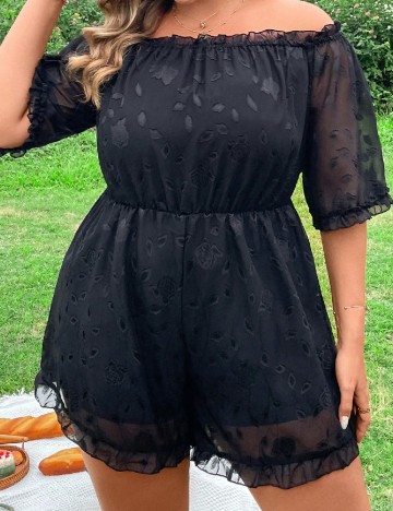 Salopeta SHEIN CURVE, negru