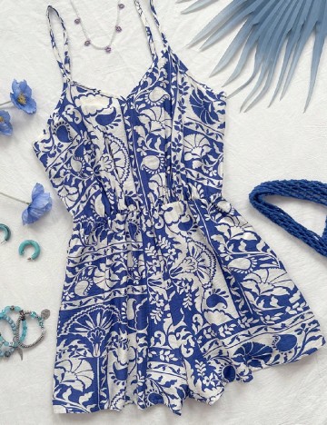 Salopeta SHEIN, albastru