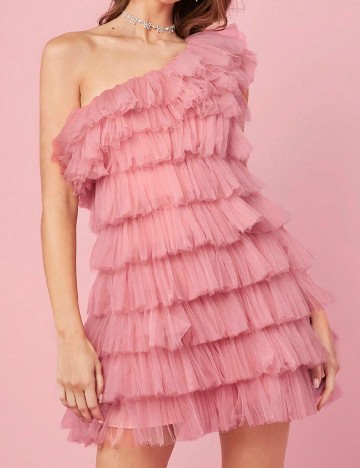 Rochie scurta SHEIN, roz