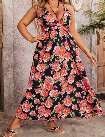 Rochie lunga SHEIN CURVE, floral