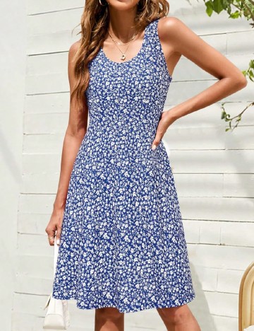 Rochie scurta SHEIN, albastru