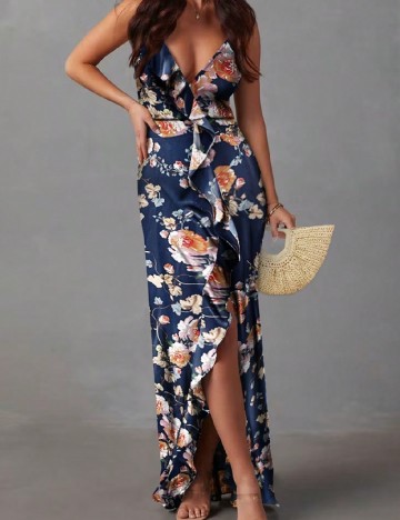 Rochie lunga SHEIN, albastru