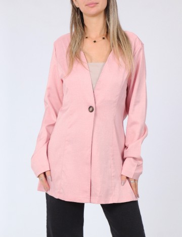 Sacou SHEIN, roz pudra