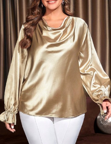 Bluza Emery Rose Curve, auriu