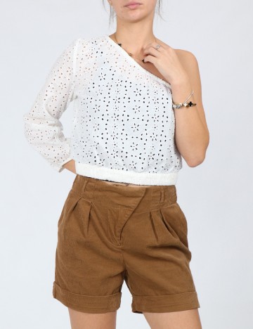 Pantaloni scurti Zara, maro