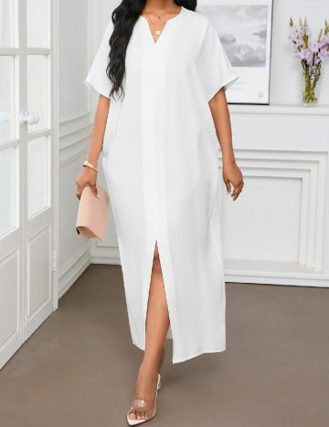 Rochie medie SHEIN, alb