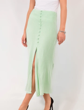 Fusta Zara, verde deschis, L