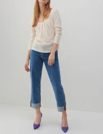 Bluza Reserved, crem, 34