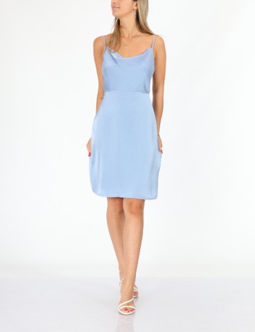 Rochie medie Vila, bleu