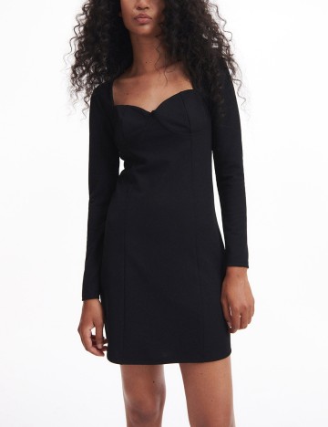 Rochie scurta Reserved, negru, XS