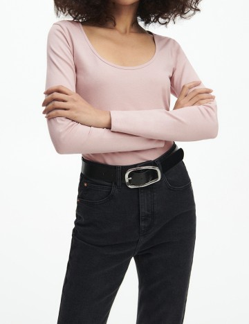 Bluza Reserved, roz pal