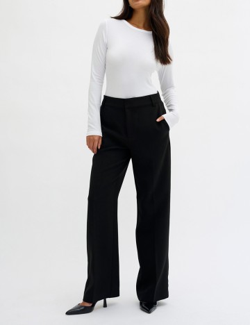Pantaloni My Essential Wardrobe, negru