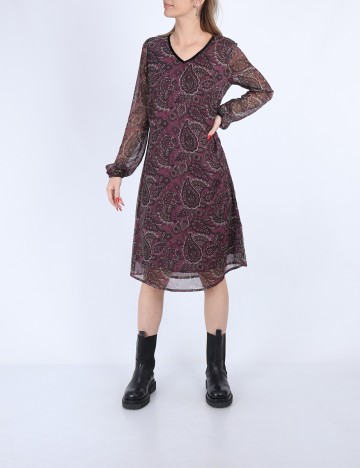 Rochie scurta Bon a Parte, pruna, S