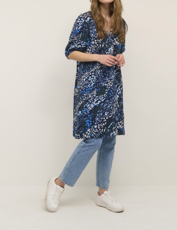 Rochie scurta Kaffe, albastru