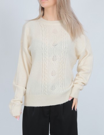 Pulover Vila, crem