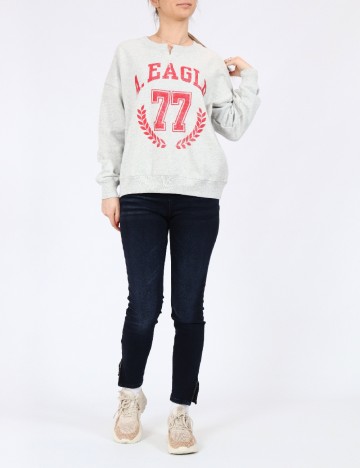 Bluza Oversize American Eagle, gri