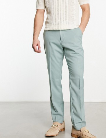 Pantaloni New look, verde deschis