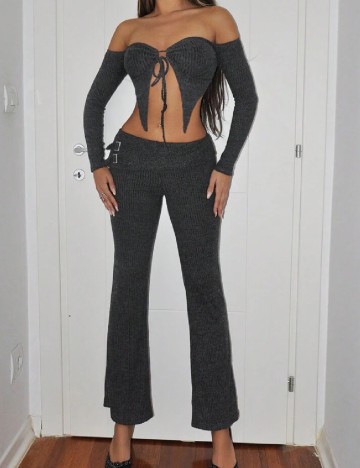 Compleu SHEIN, gri inchis