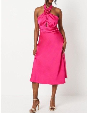 Rochie medie Coast, fucsia