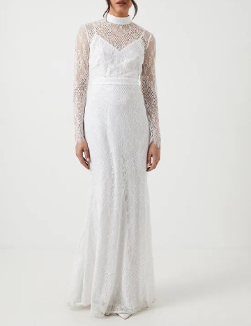 Rochie lunga Coast, alb