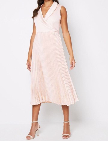 Rochie medie Coast, crem