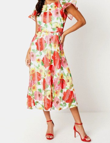 Rochie medie Coast, floral print