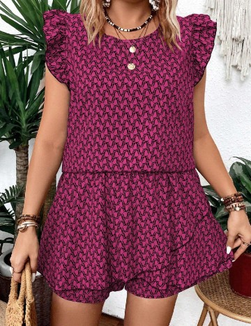 Compleu SHEIN CURVE, roz