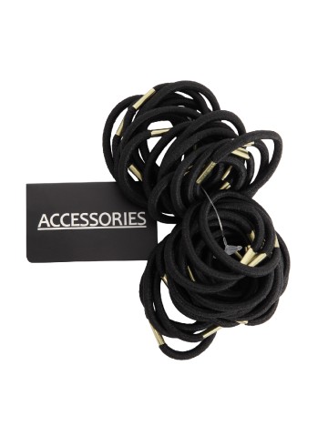 Set elastice de par ACTION, negru