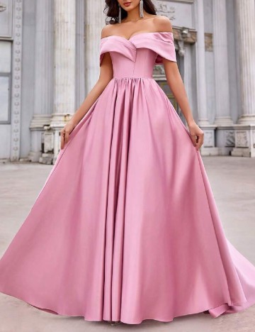 Rochie lunga SHEIN, roz