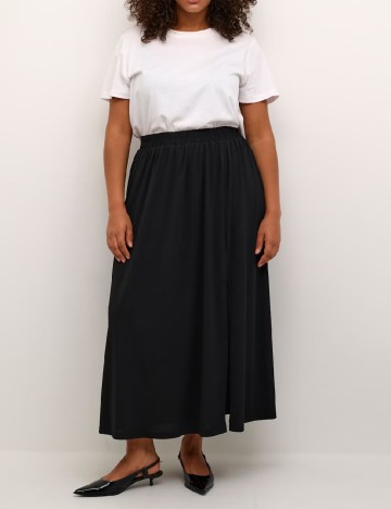 Fusta Kaffe Curve, negru