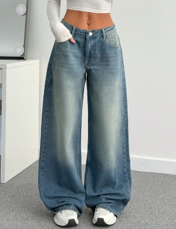 Blugi SHEIN, albastru