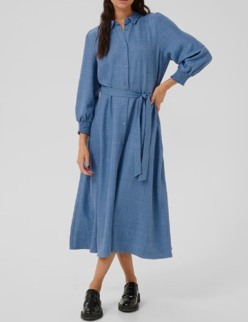 Rochie medie Kaffe, albastru