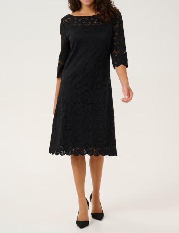 Rochie medie Cream, negru