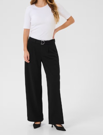 Pantaloni Kaffe, negru