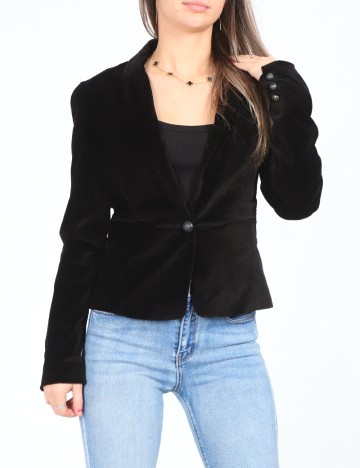 Sacou Bershka, negru