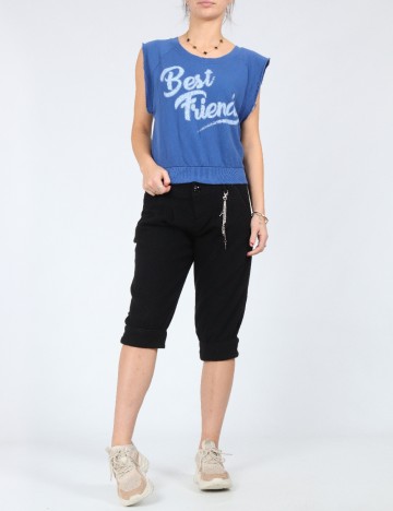 Pantaloni scurti Zra, negru