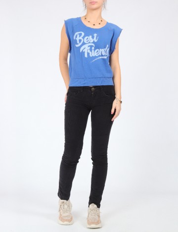 Pantaloni Zra, negru