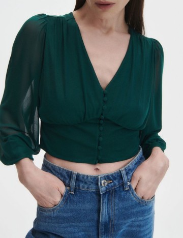 Top Reserved, verde, L