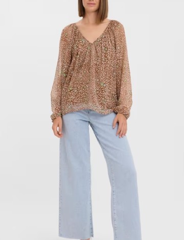 Bluza Vero Moda, maro